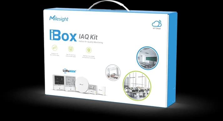 Milesight iBox IAQ İç hava kalitesi başlangıç paketi