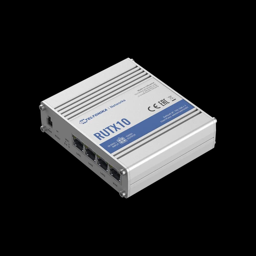Teltonika RUTX10 Endüstriyel MQTT Ethernet